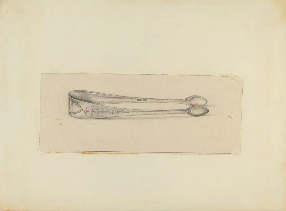 Silver Sugar Tongs 16