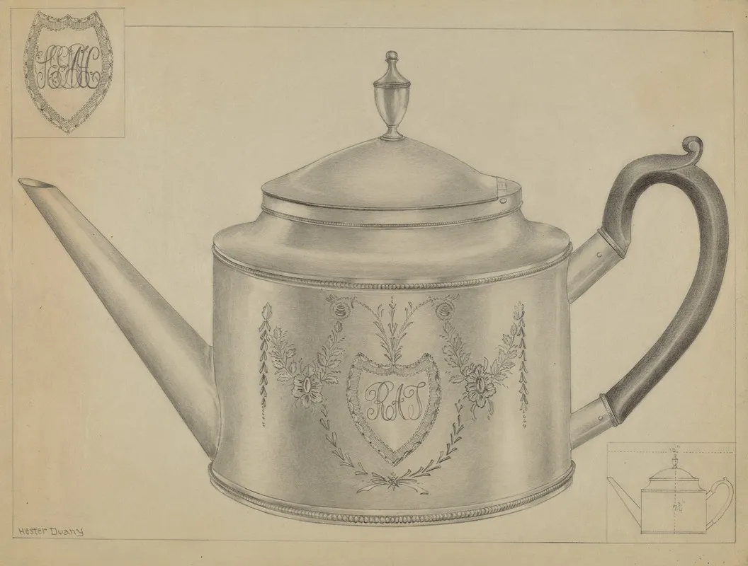 Silver Teapot 45