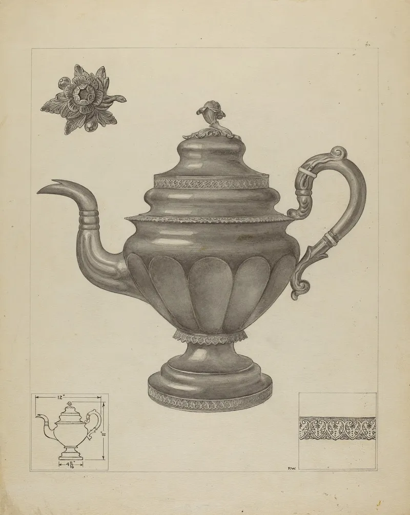 Silver Teapot 62