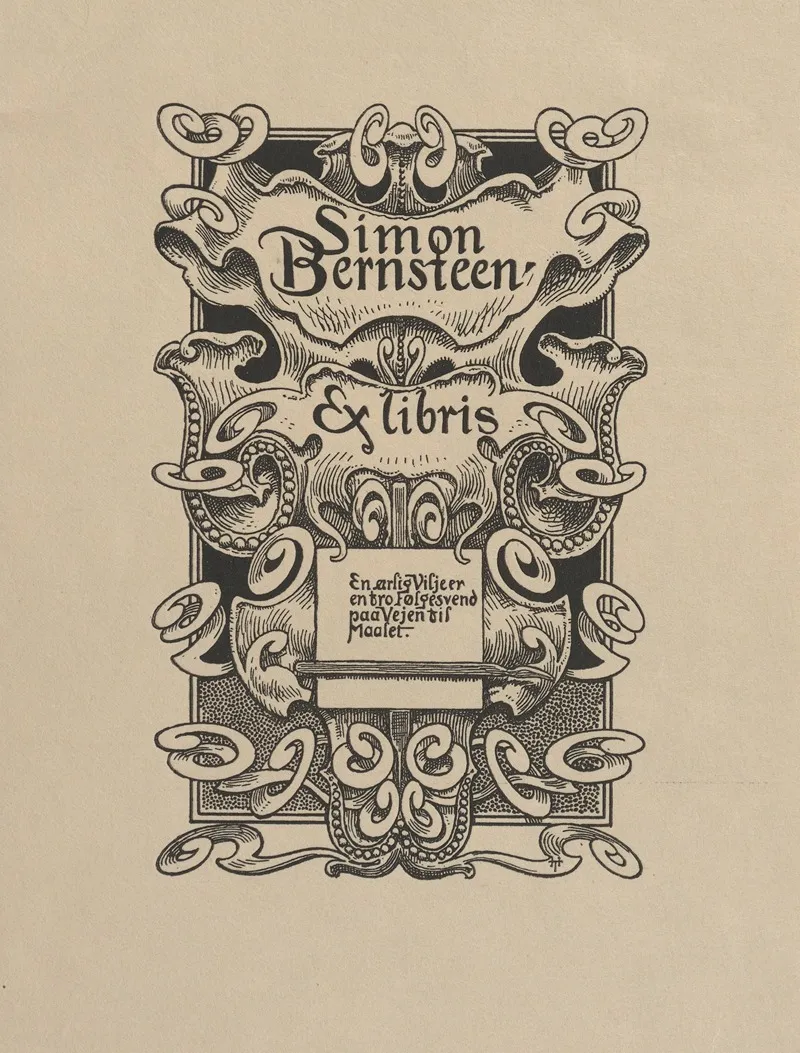 Simon Bernsteen by Hans Christian Harald Tegner - Canvas Print