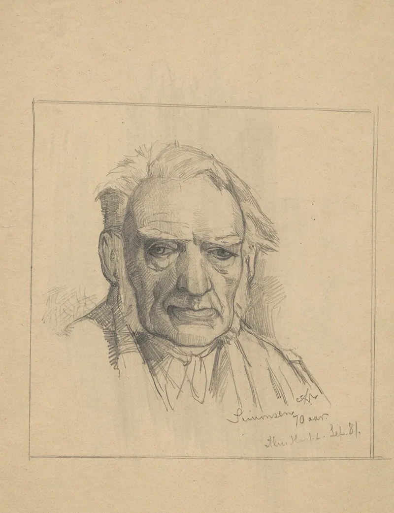 Simonsen by Alfred Schmidt - Canvas Print