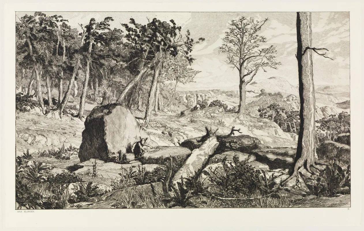 Simplicius In Der Wald Einode Intermezzi Opus Iv Blatt 10