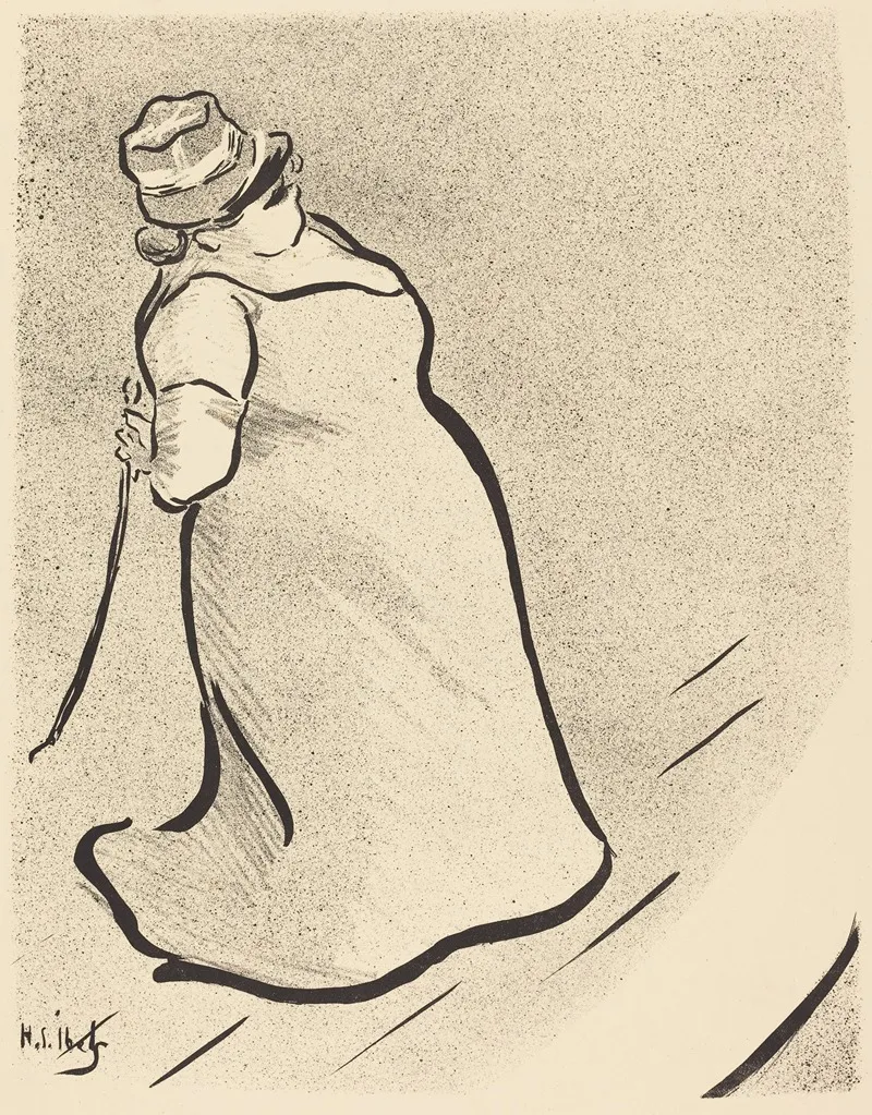 Singer 4 by Henri-Gabriel Ibels - Canvas Print