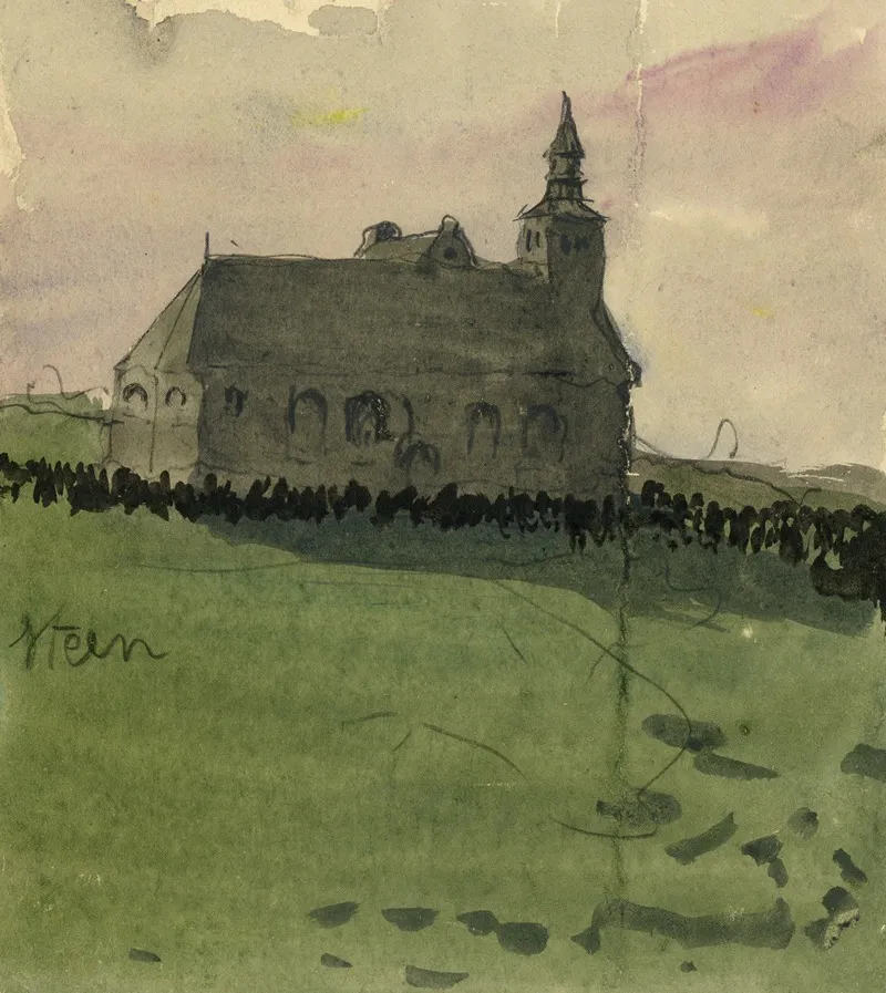 Sint Salvatorkerk In Hakendover Zijaanzicht