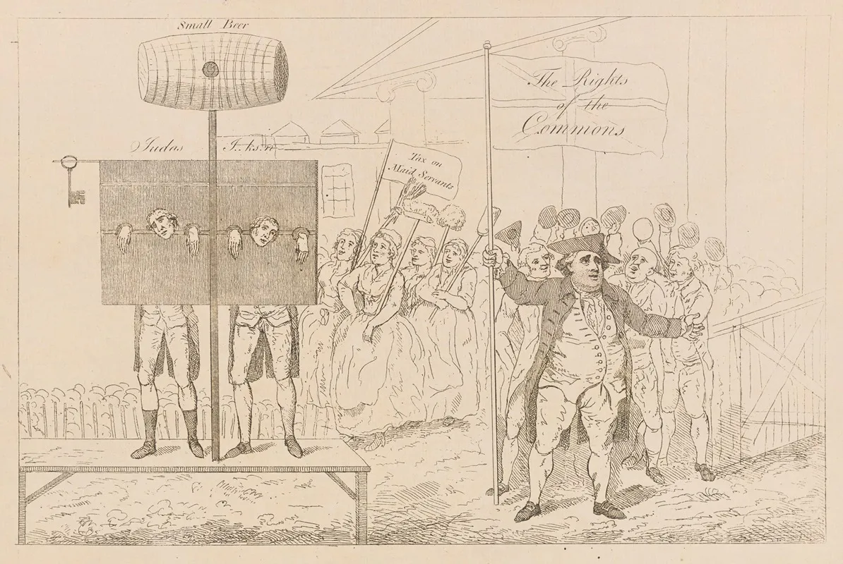Sir Cecil Wray In The Pillory
