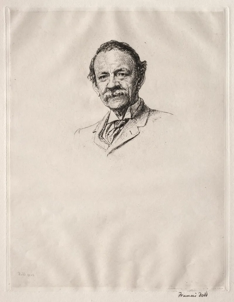 Sir Joseph John Thomson by Francis Dodd - Canvas Print