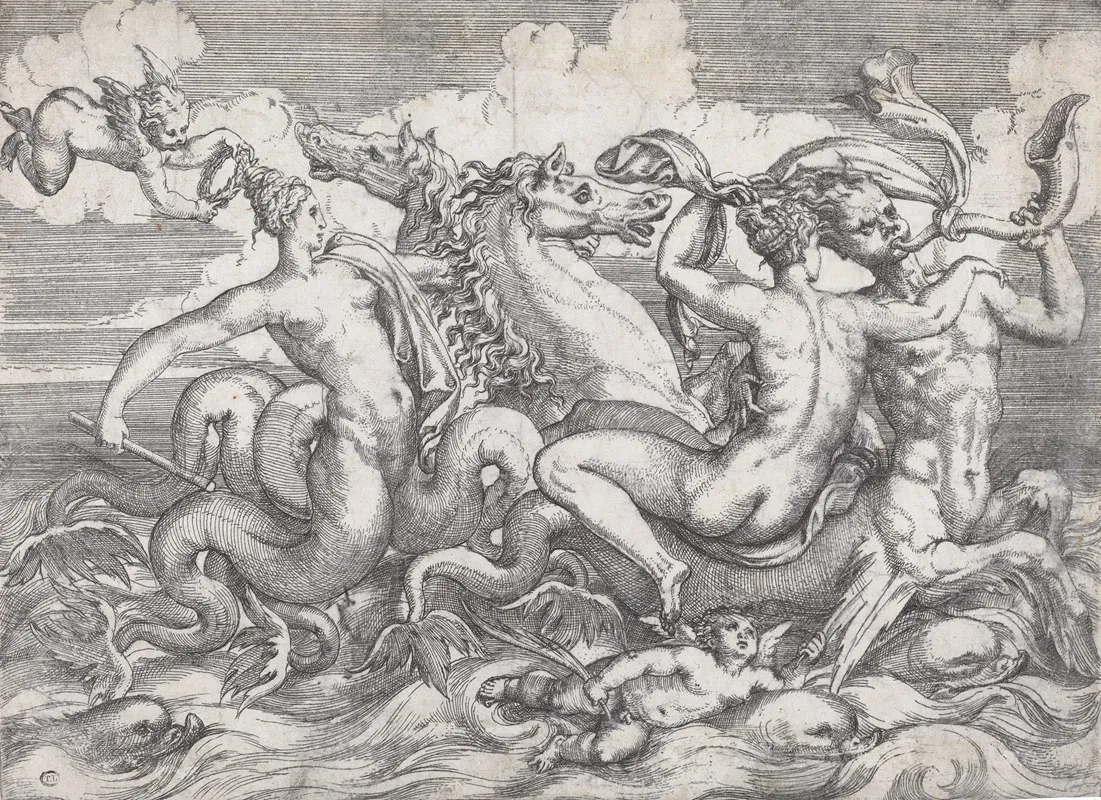 Sirens Naiads And Tritons