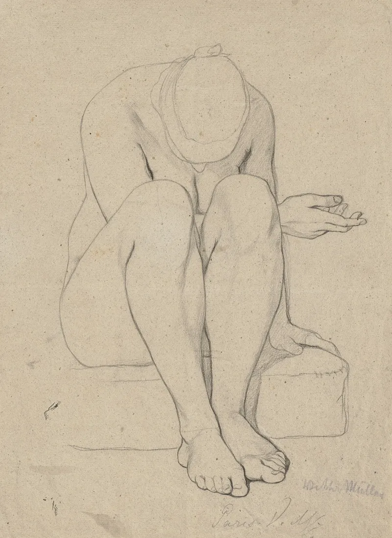 Sitting Female Nude 5
