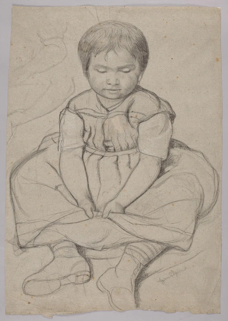 Sitting Girl 5