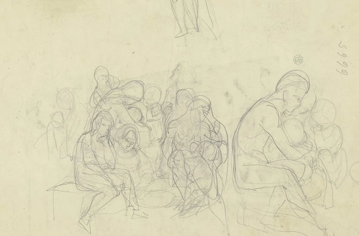 Sitting Group Of Figures