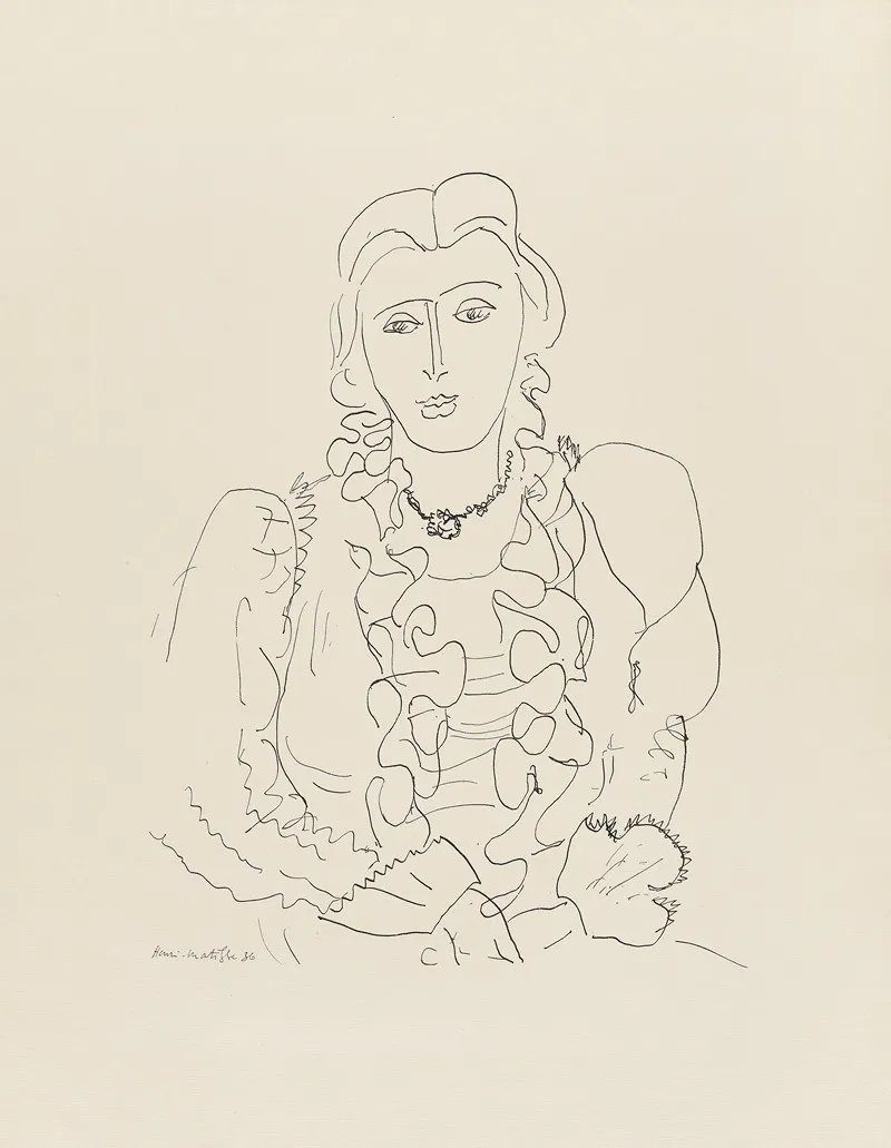 Sitzende Frau 2 by Henri Matisse - Canvas Print