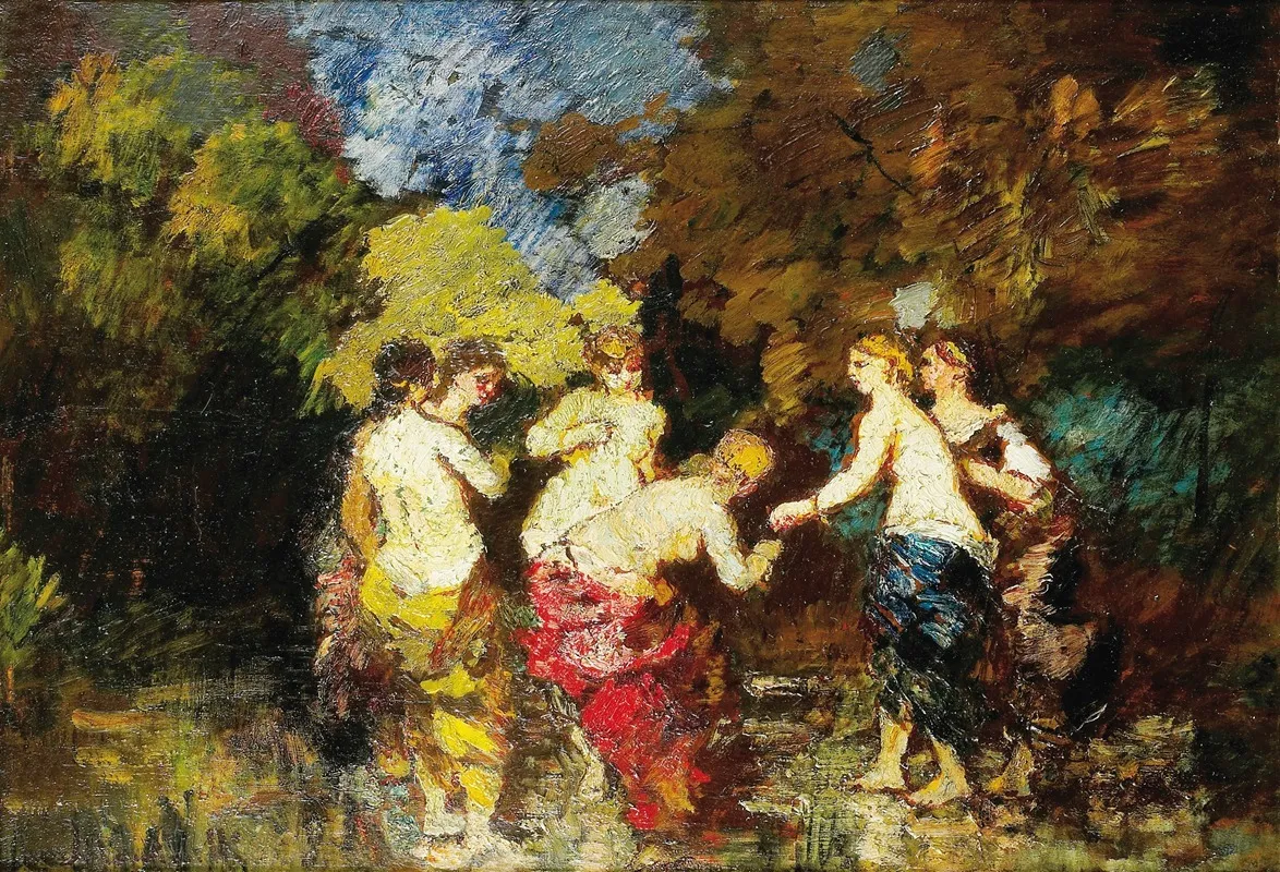 Six Bathers