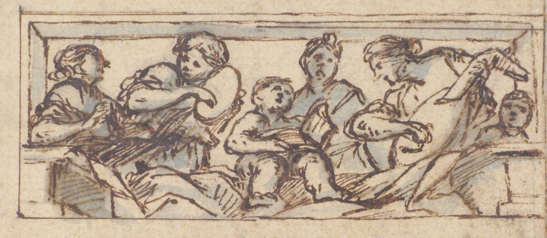 Six Music Making Figures