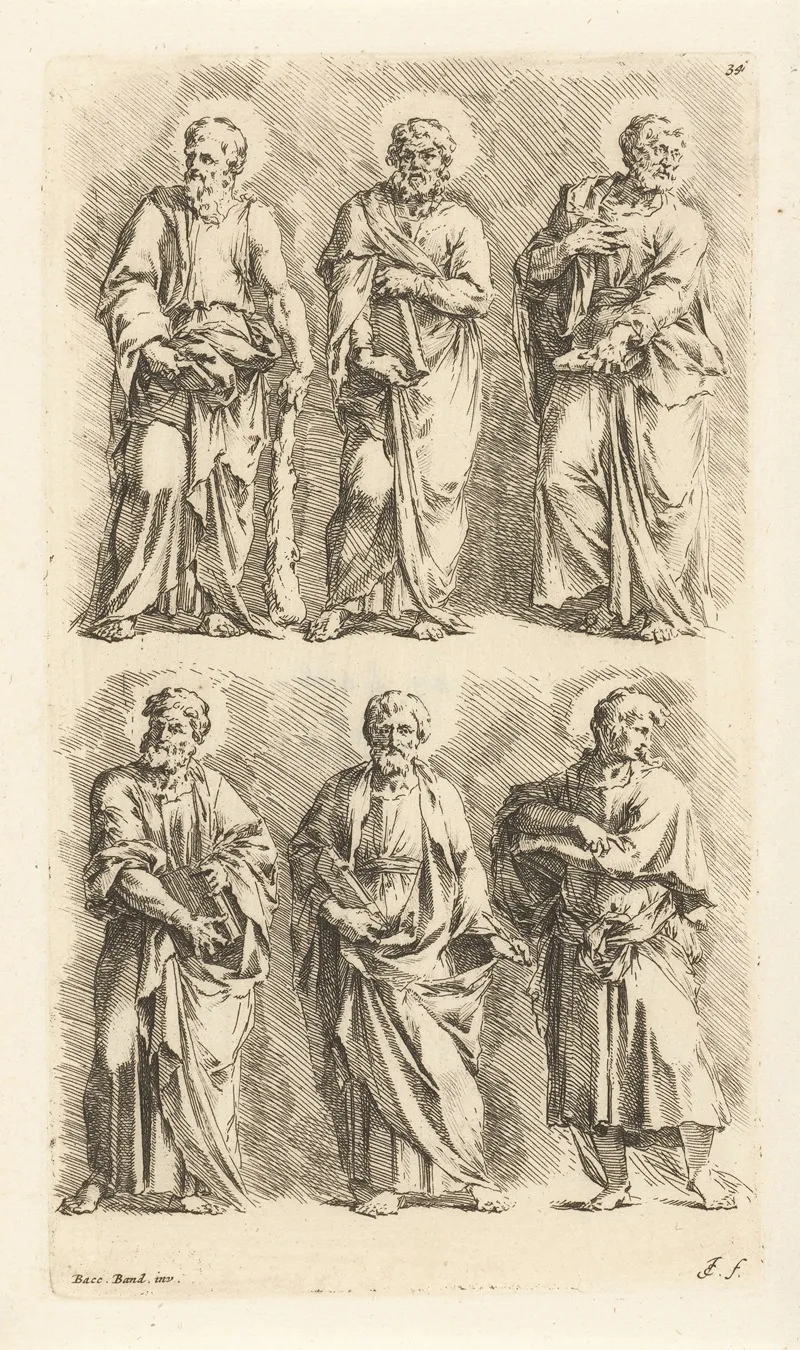 Six Standing Apostles
