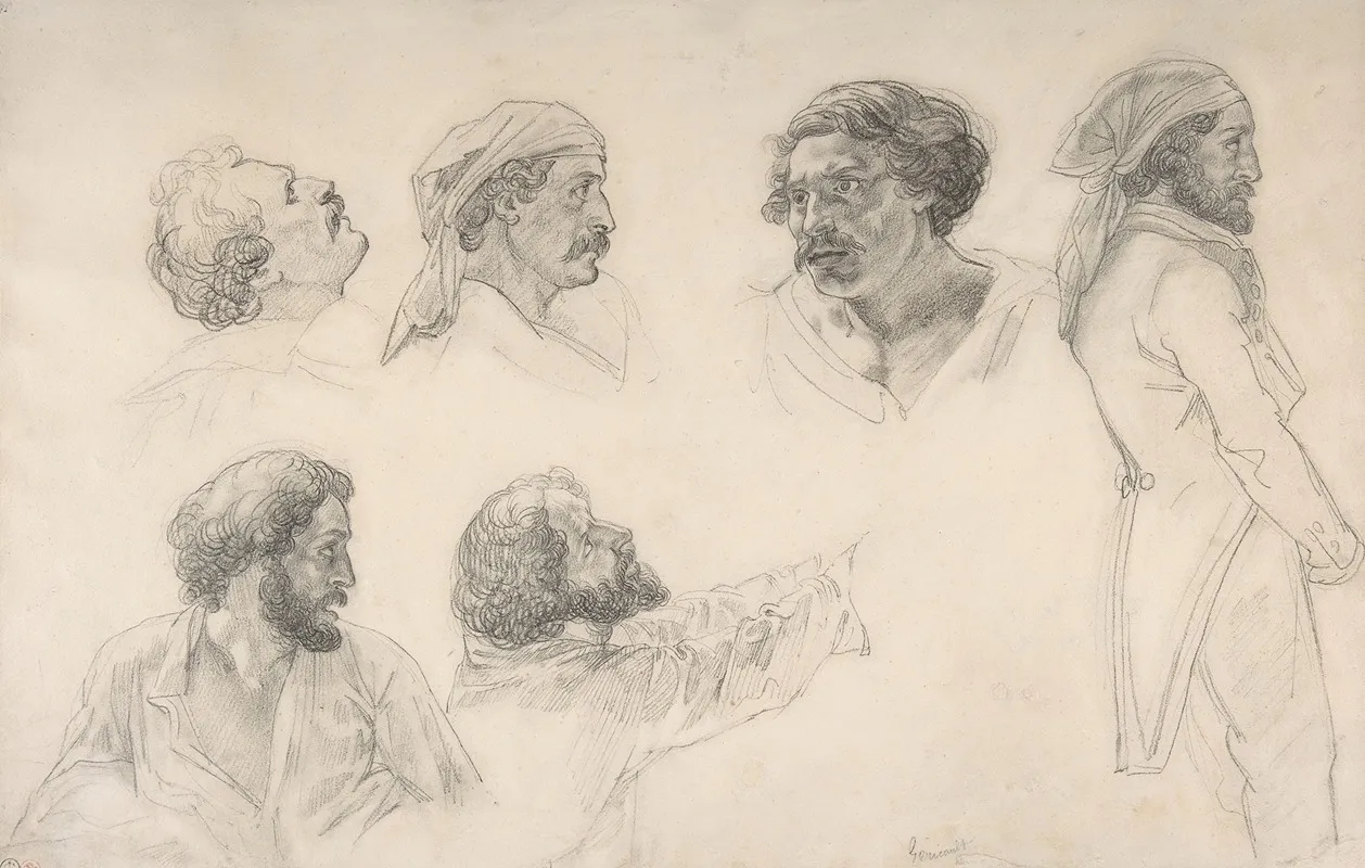 Six Studies For Correard And Savigny In The Raft Of The Medusa