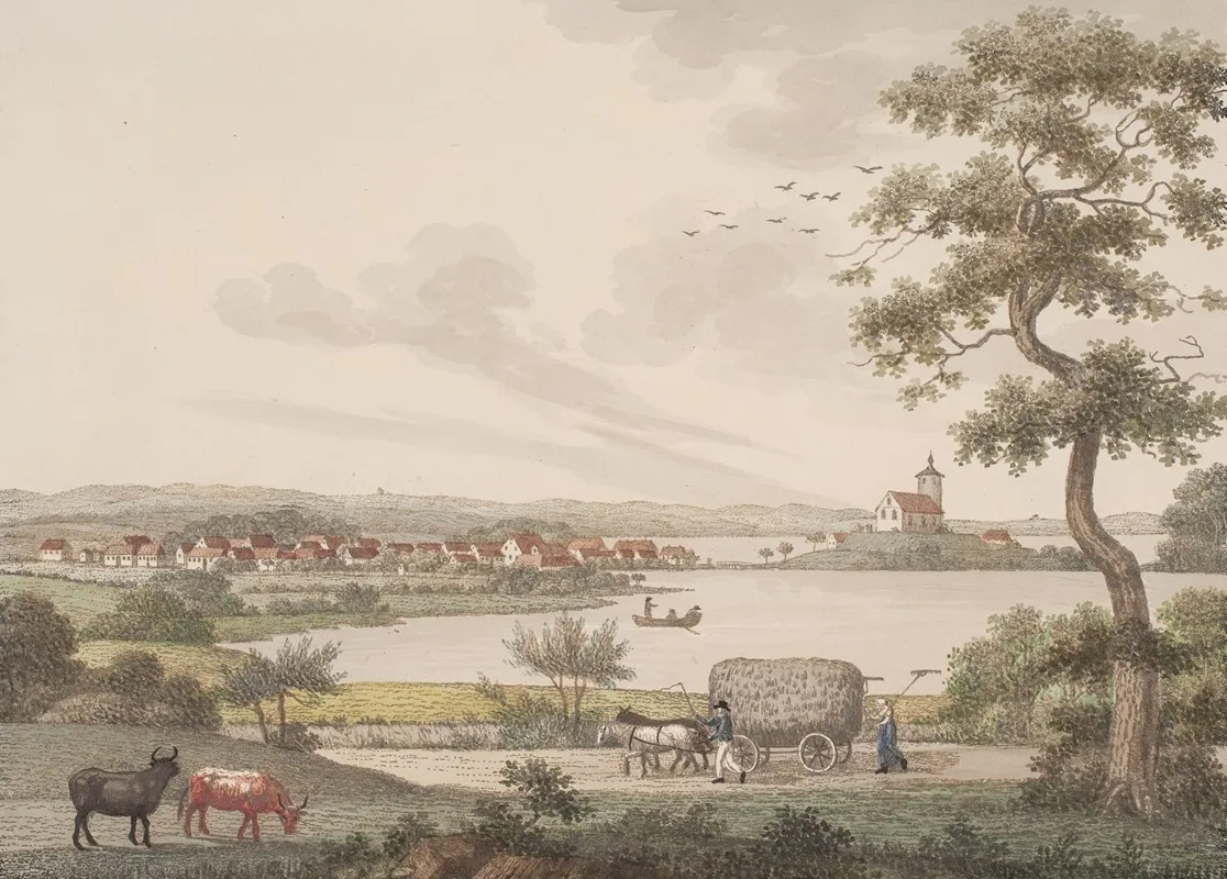 Skanderborg by Søren L. Lange - Canvas Print