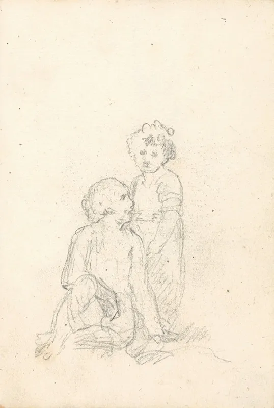 Sketch 8 by Benjamin West - Canvas Print