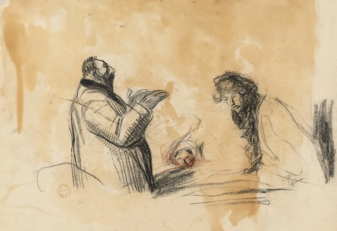 Sketch For In The Hospital Verso