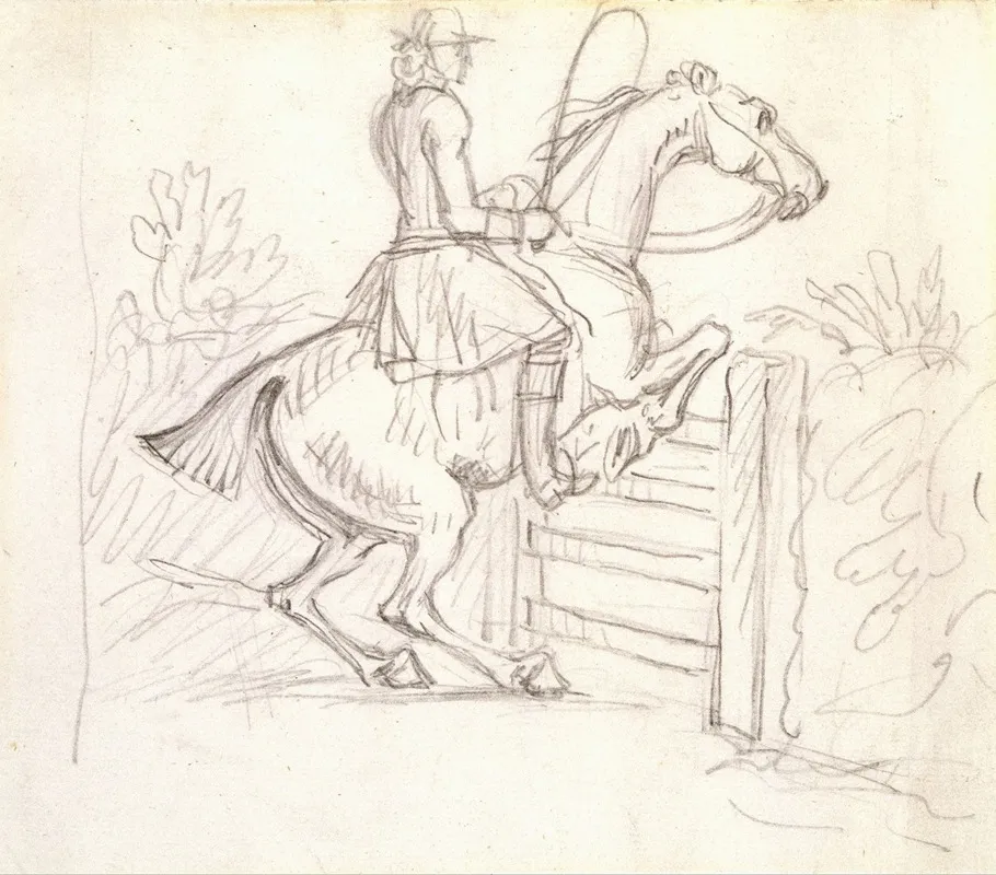Sketch For Jumping The Gate