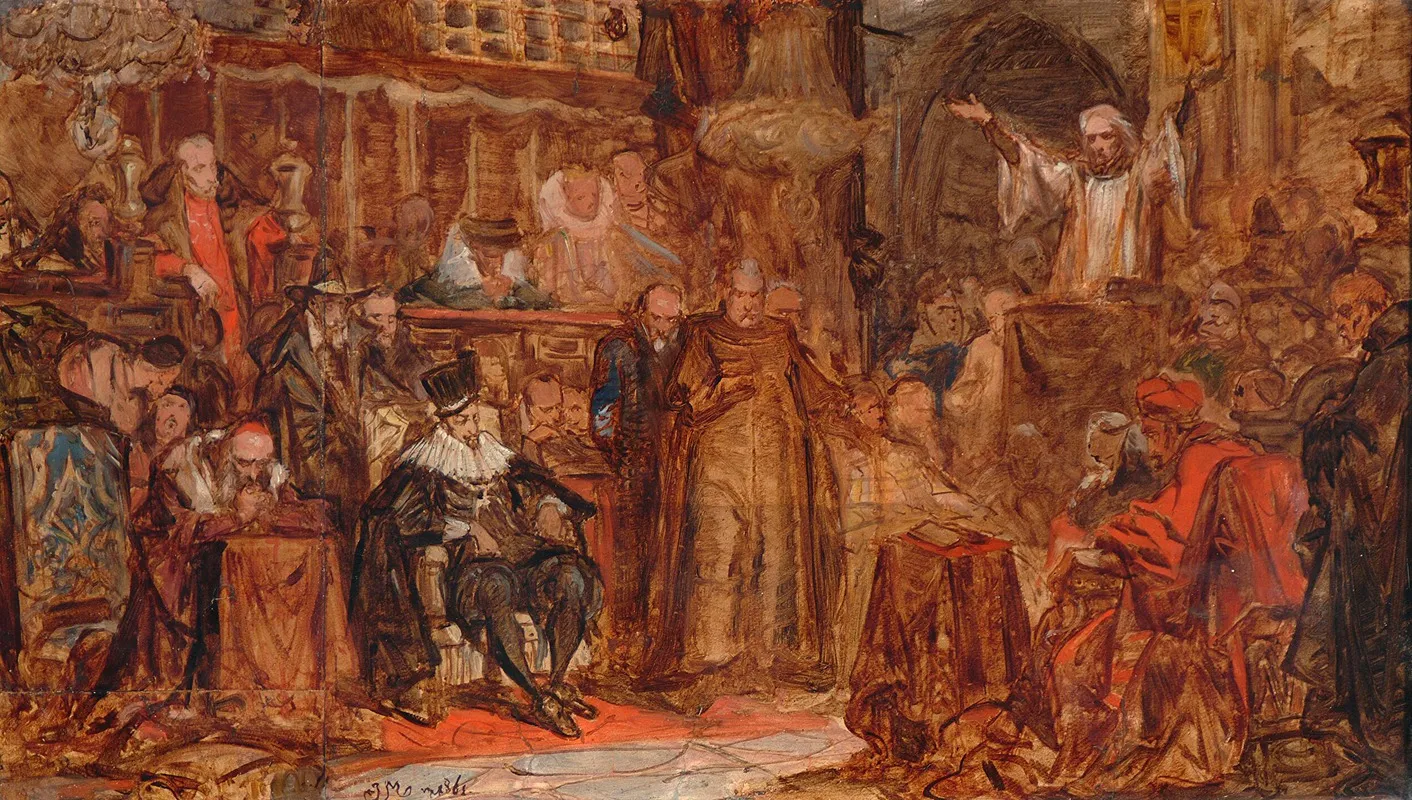 Sketch For Skargas Sermon