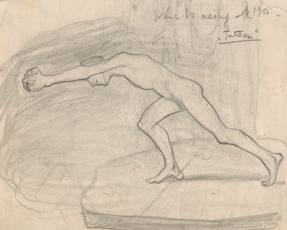Sketch For The Sculpture The Vagrant