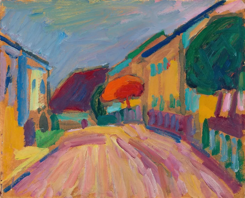 Sketch From Murnau by Alexej von Jawlensky - Canvas Print