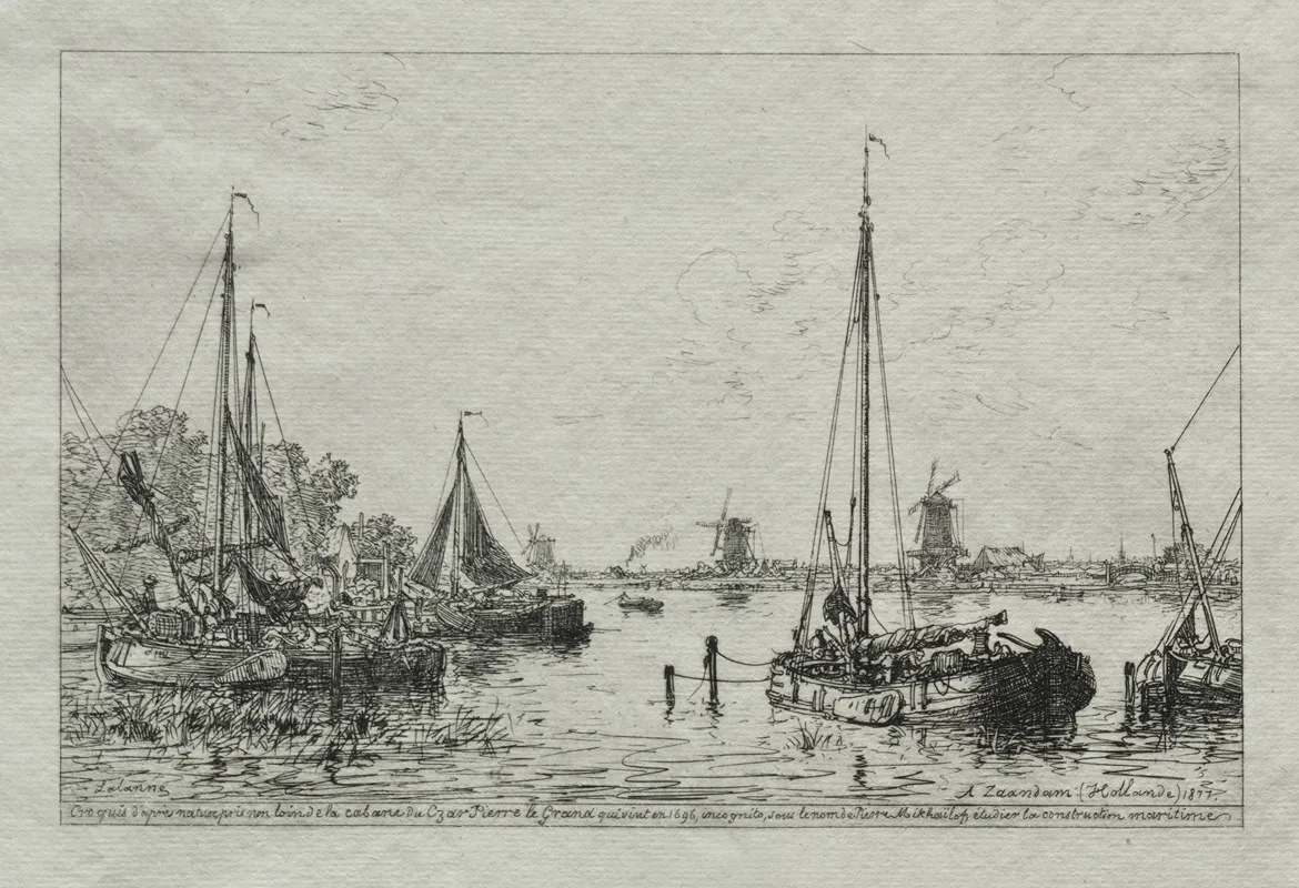 Sketch From Nature by Maxime Lalanne - Canvas Print