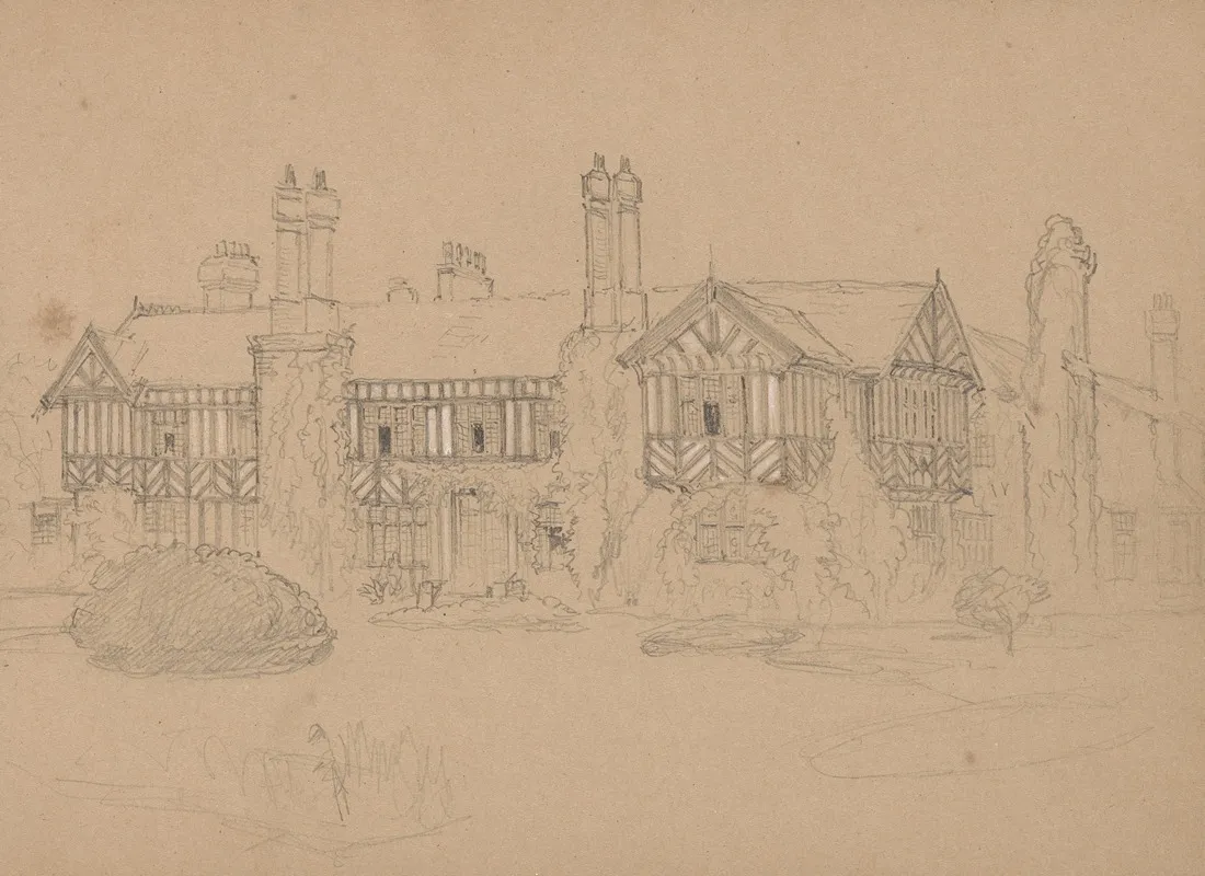 Sketch Of A Country House