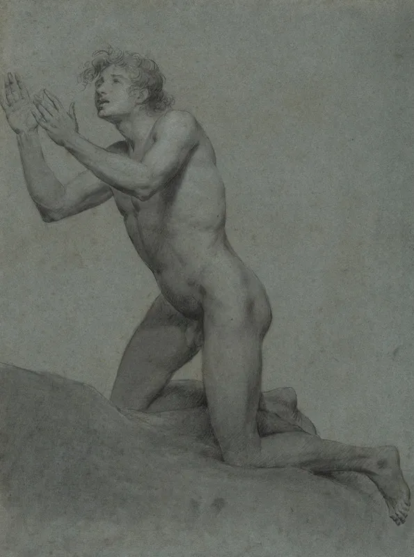 Sketch Of A Male Nude Life Study 2