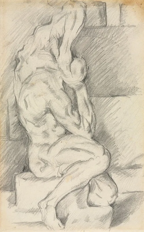 Sketch Of Anatomical Sculpture Recto by Paul Cézanne - Canvas Print