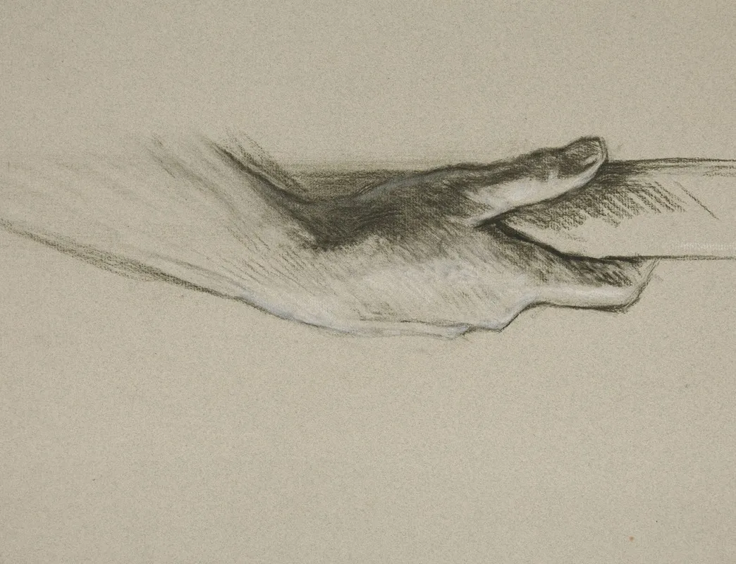 Sketch Of One Hand Grasping A Pole 2