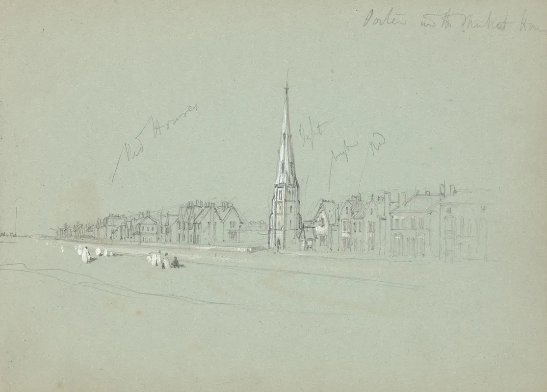 Sketch Of The Town Of Lytham Market House