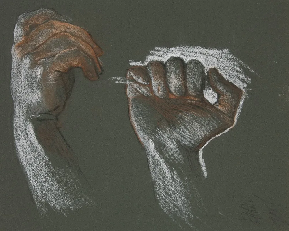 Sketch Of Two Hands