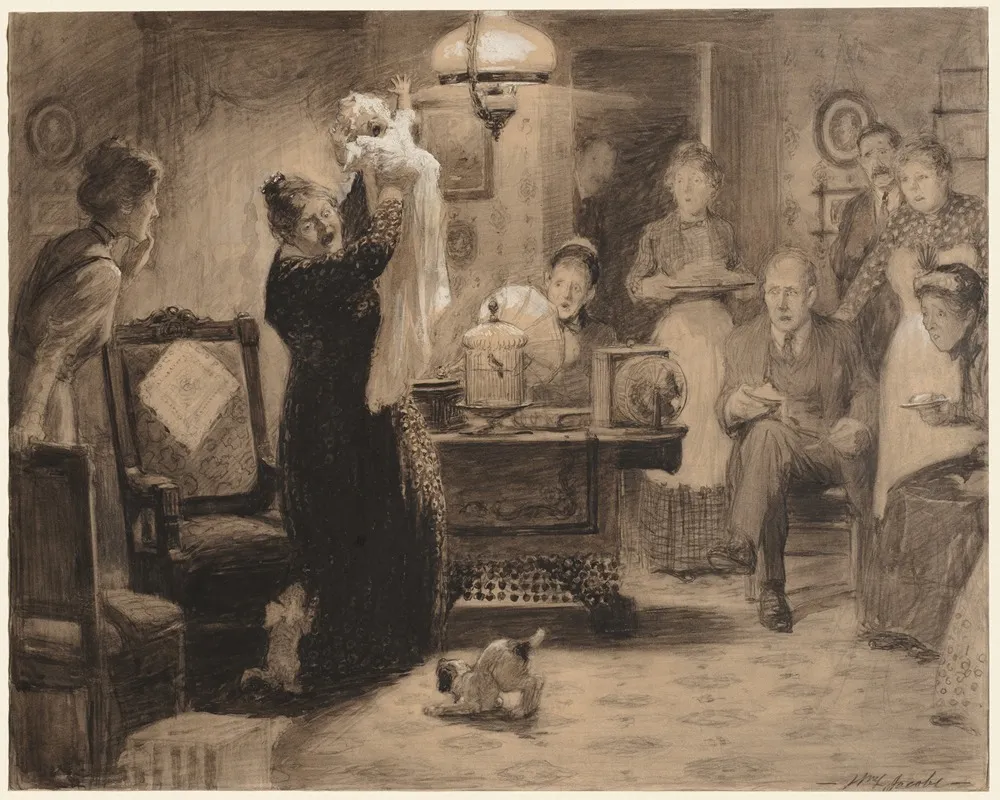 Sketch To Illustration The Stationary Baby