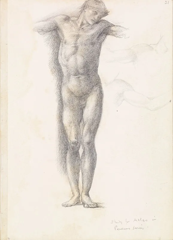 Sketchbook Study For Atlas In Atlas Turned To Stone