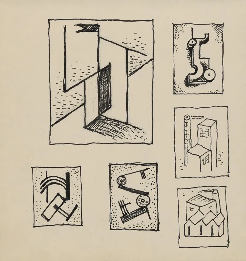 Sketchbook With Various Studies 11