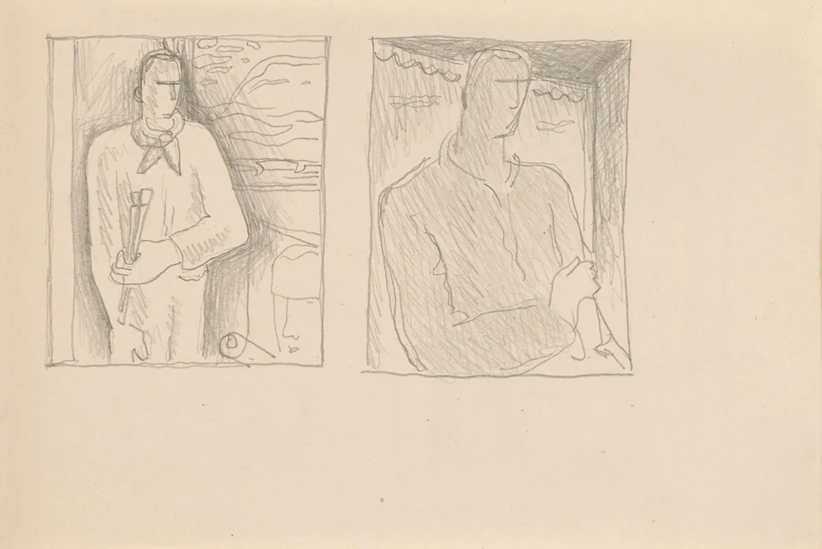 Sketchbook With Various Studies 3