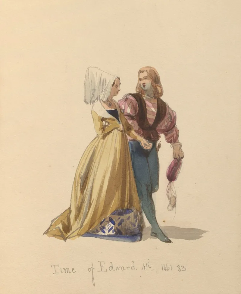 Sketches Of Costume Pl 032 by John Richard Coke Smyth - Canvas Print
