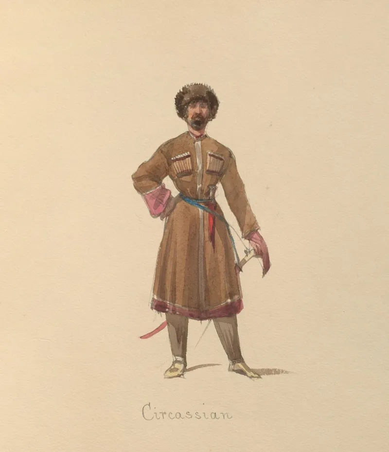 Sketches Of Costume Pl 051