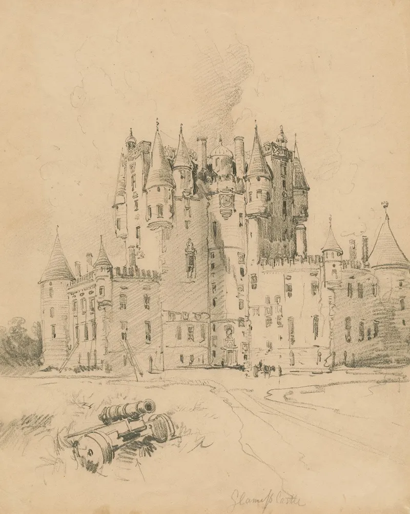 Sketches Of Glamis Castle