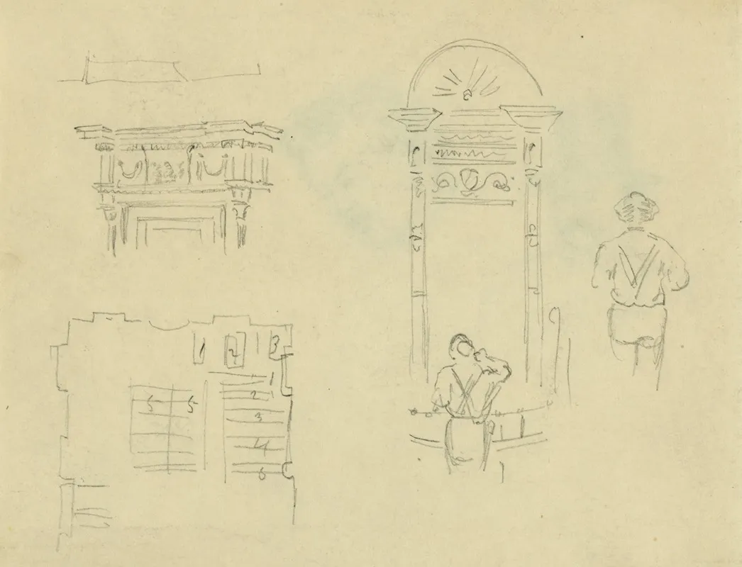 Sketches Of Interior Details