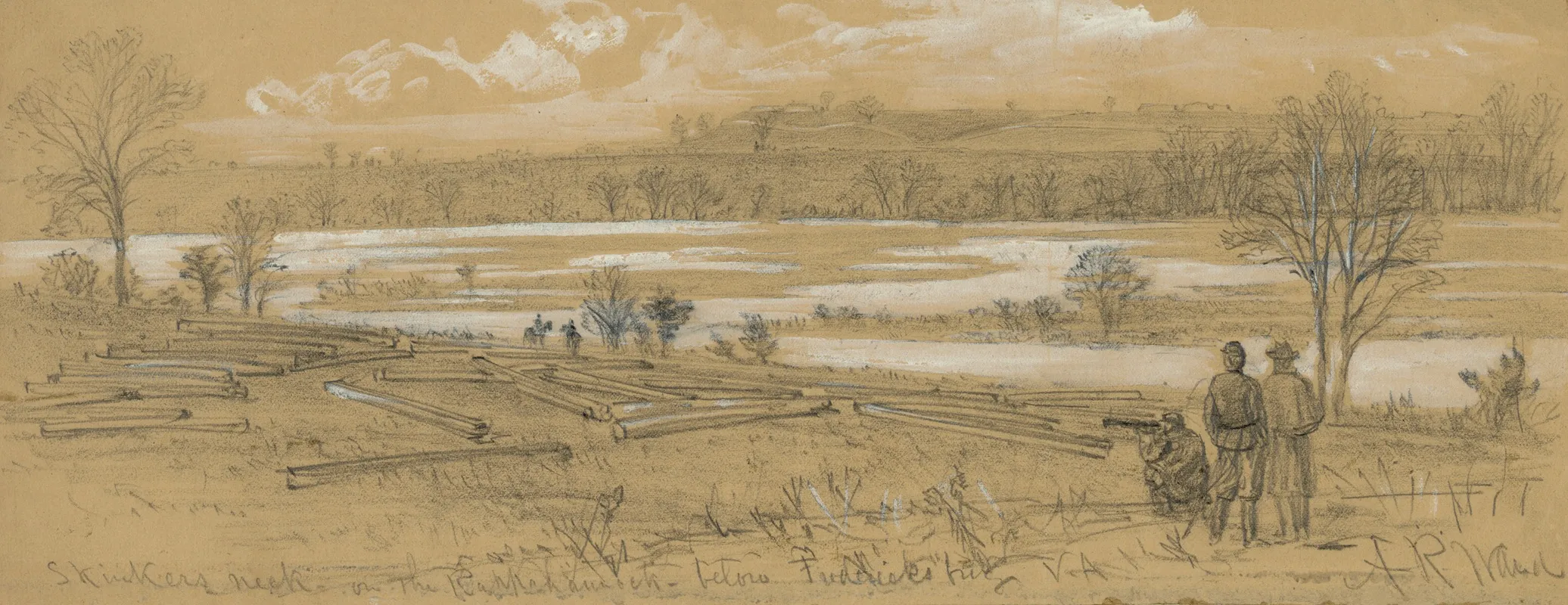 Skinkers Neck On The Rappanhannock Below Fredericksburg Va