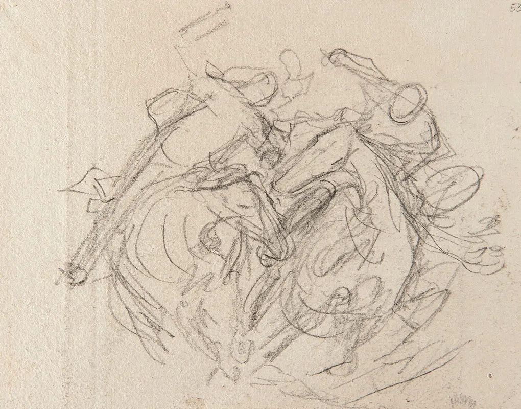 Skirmish Between Two Riders