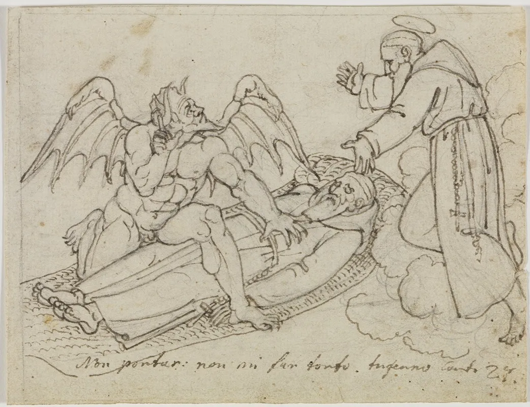Skizze Zu Guido Da Montefeltro Dante Inferno Canto 27
