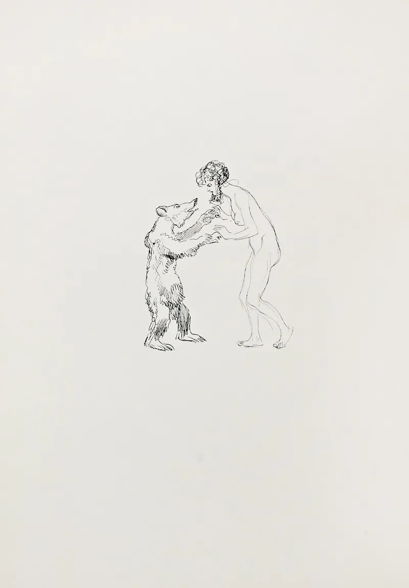 Skizzenbuch Pl 062 by Heinrich Kley - Canvas Print