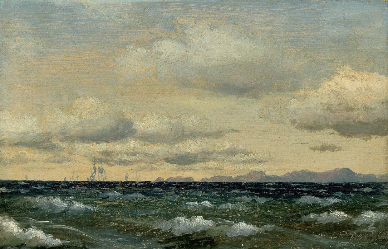 Sky And Sea by Carl Emil Baagøe - Canvas Print