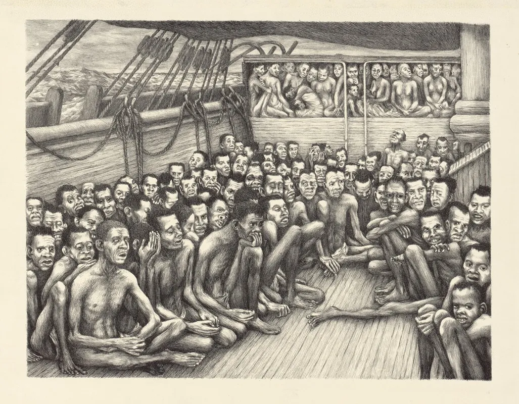 Slave Ship by Bernarda Bryson - Canvas Print