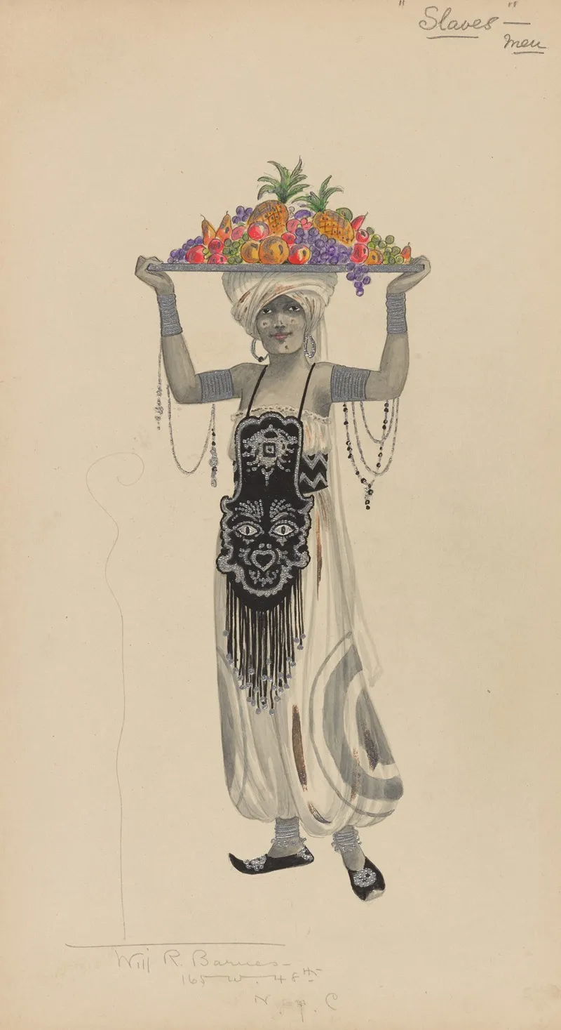 Slaves Men by Will R. Barnes - Canvas Print