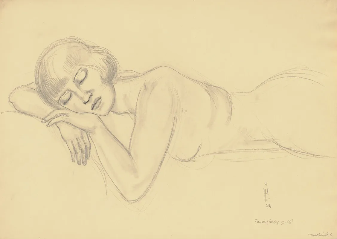 Sleeping Female Nude 2