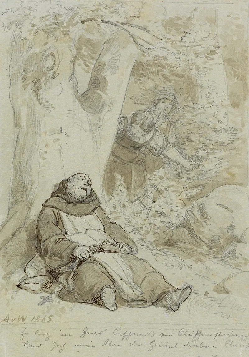 Sleeping Monk